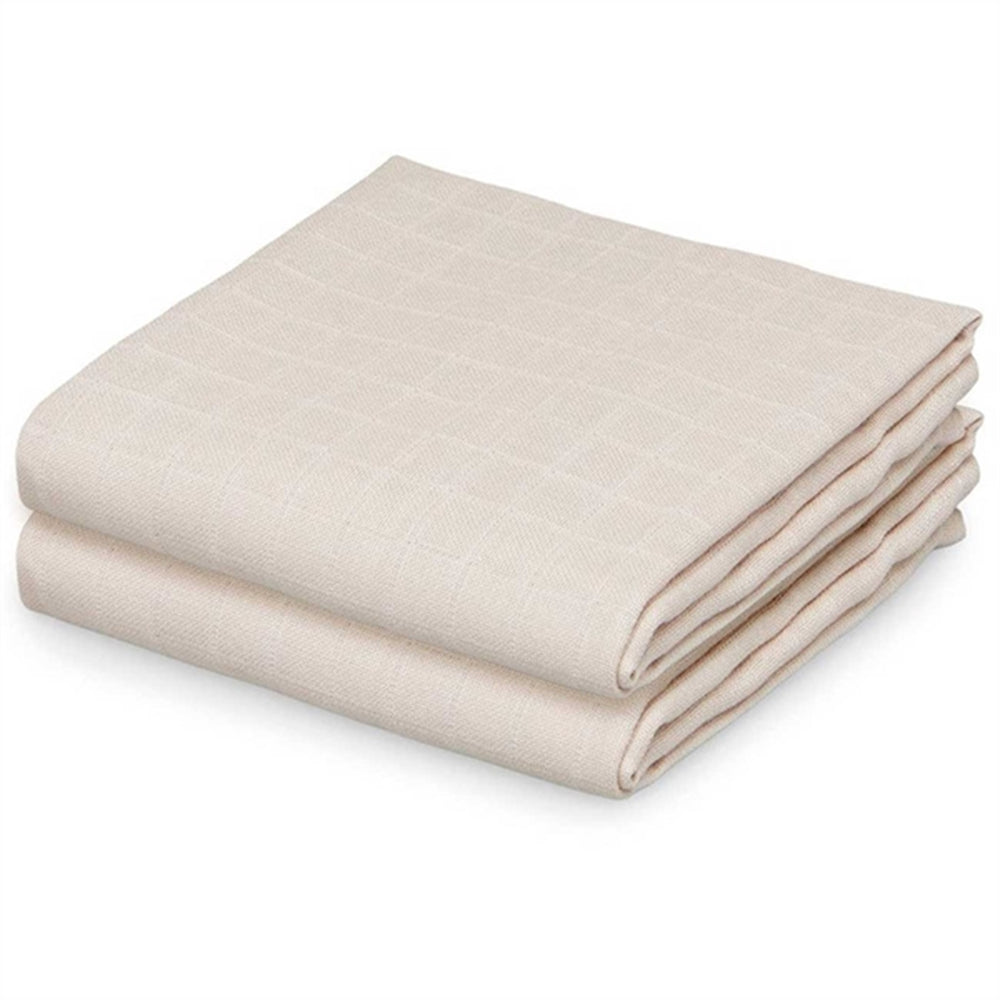 Cam Cam Øko Stofbleer 2-pak Almond - CamCam → Luksusbaby.dk