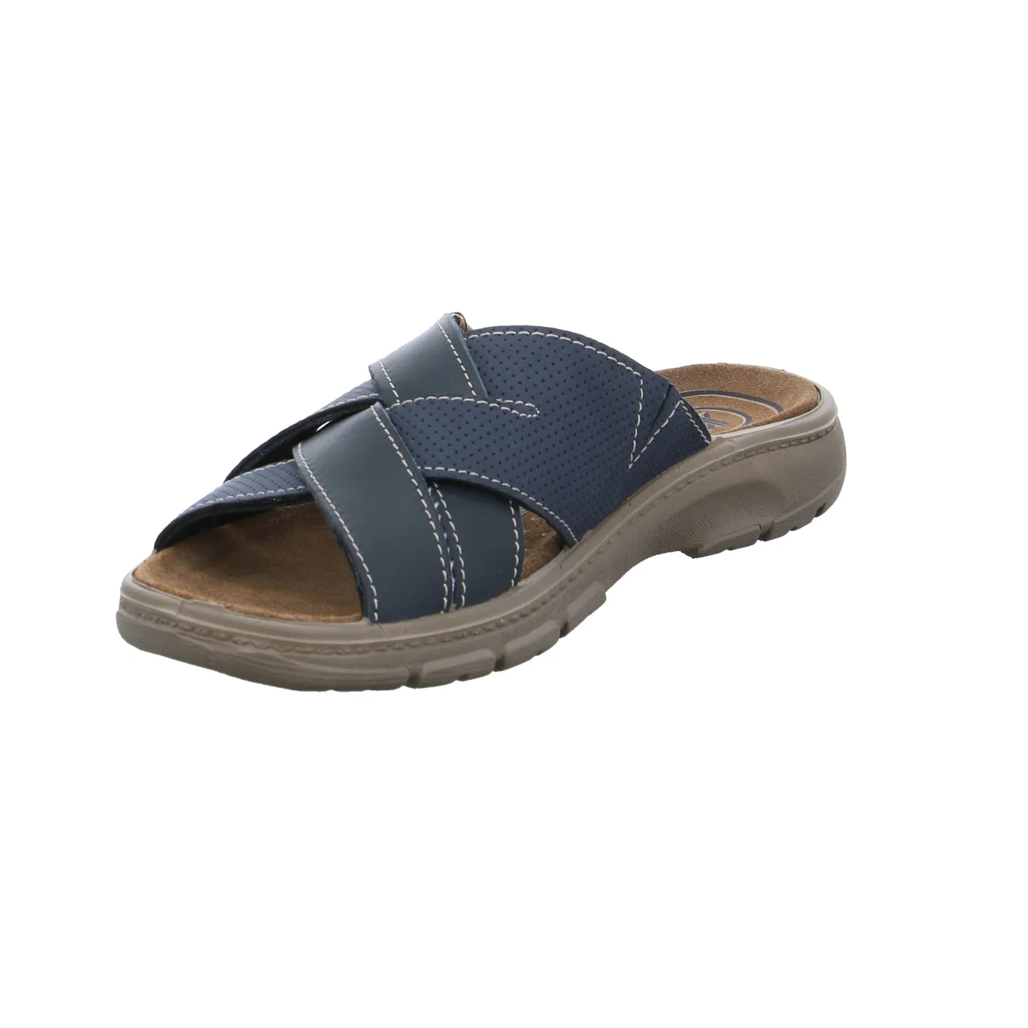 IMAC Offene Schuhe Blau Leder