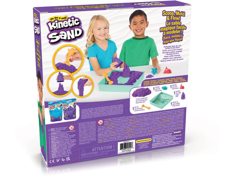 Spinmaster Sand Kinetic Box Lila Kreatives Sandbox-Set
