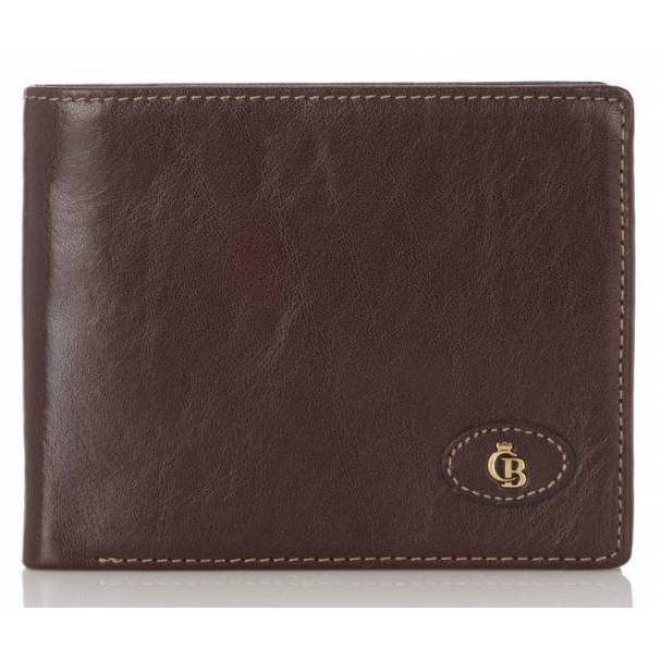 Castelijn & Beerens Gaucho Billfold met binnenrits RFID Protected Mocca