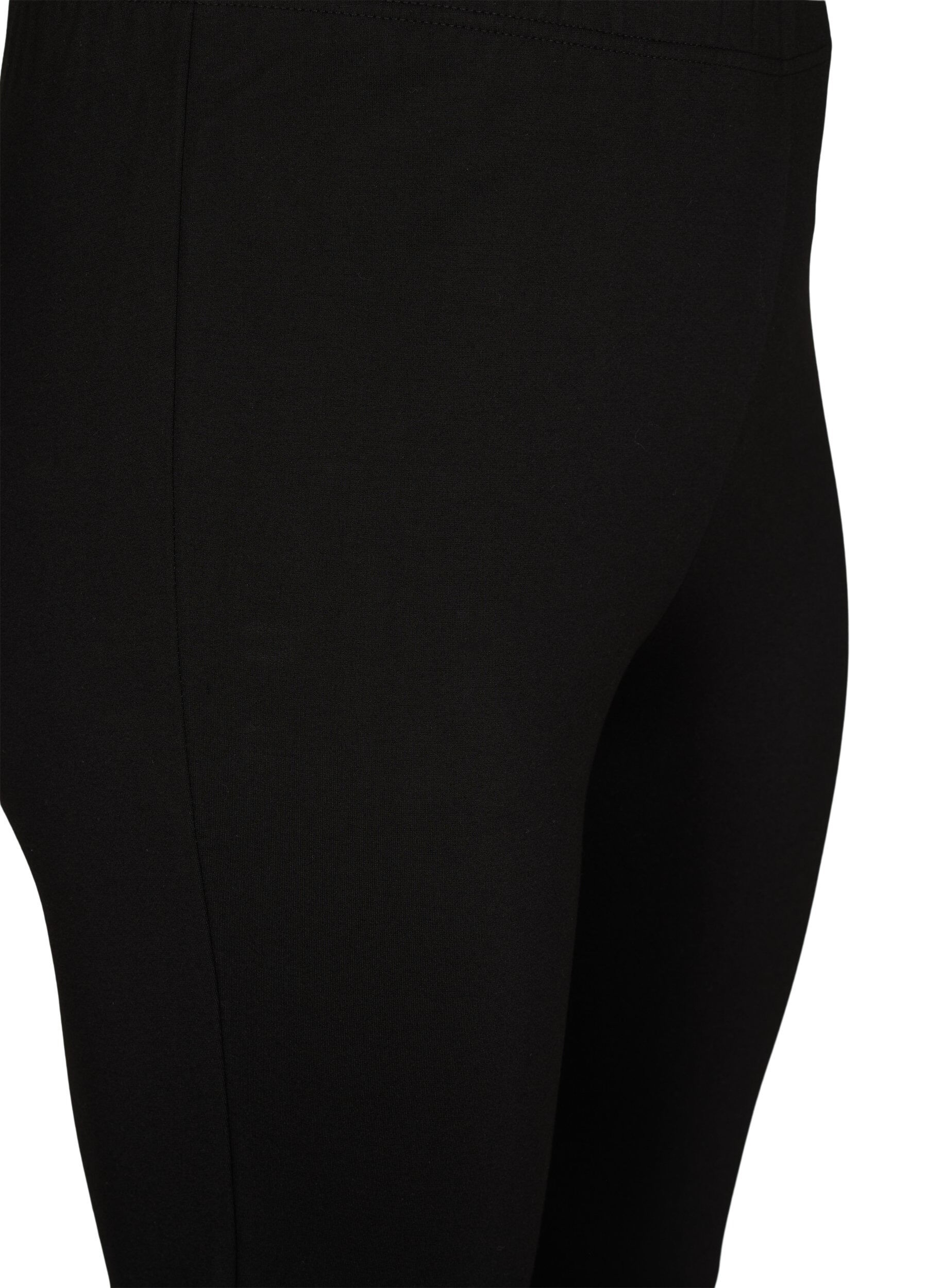 Viskose leggings med knapdetalje