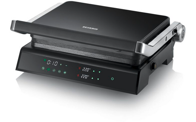 Severin KG 2399 Seveni Comfort Kontaktgrill 2000 W schwarz