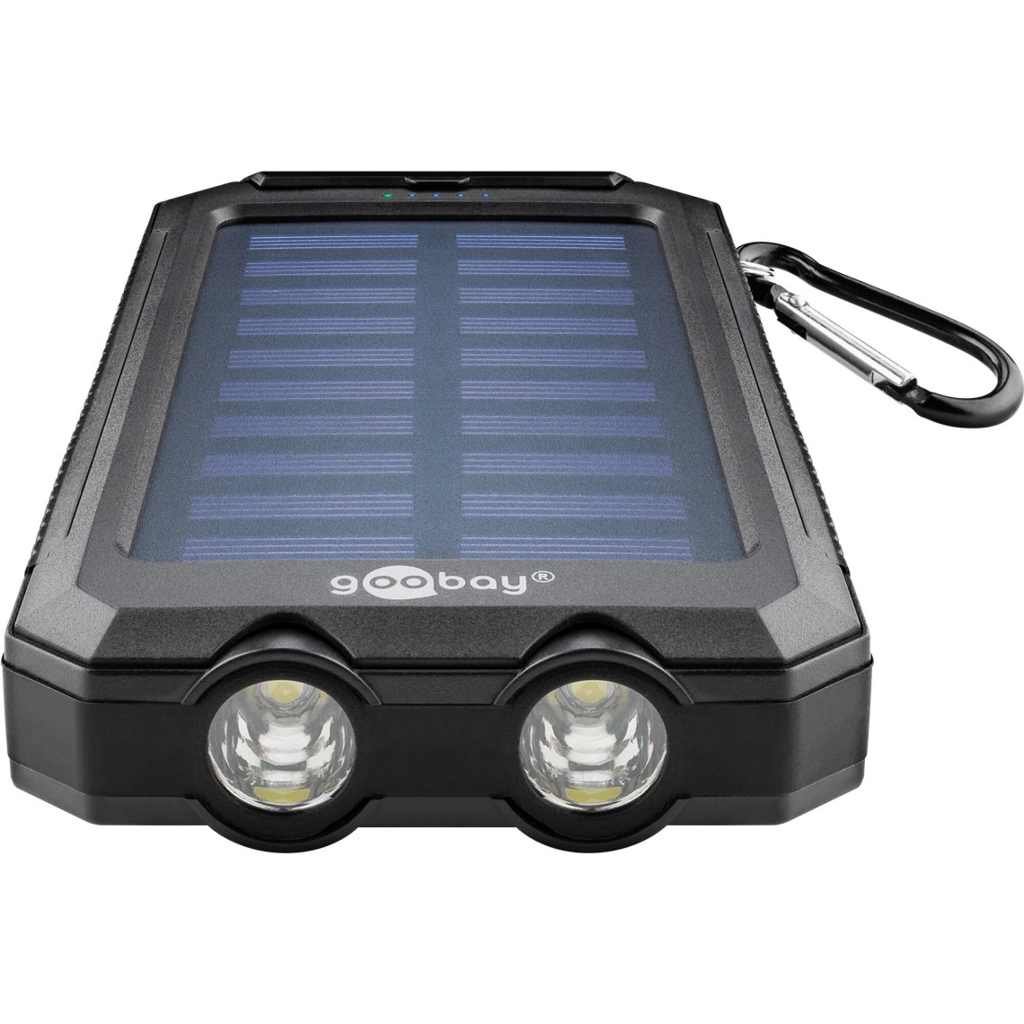 goobay Powerbank Outdoor Powerbank 8.0 mit Solar
