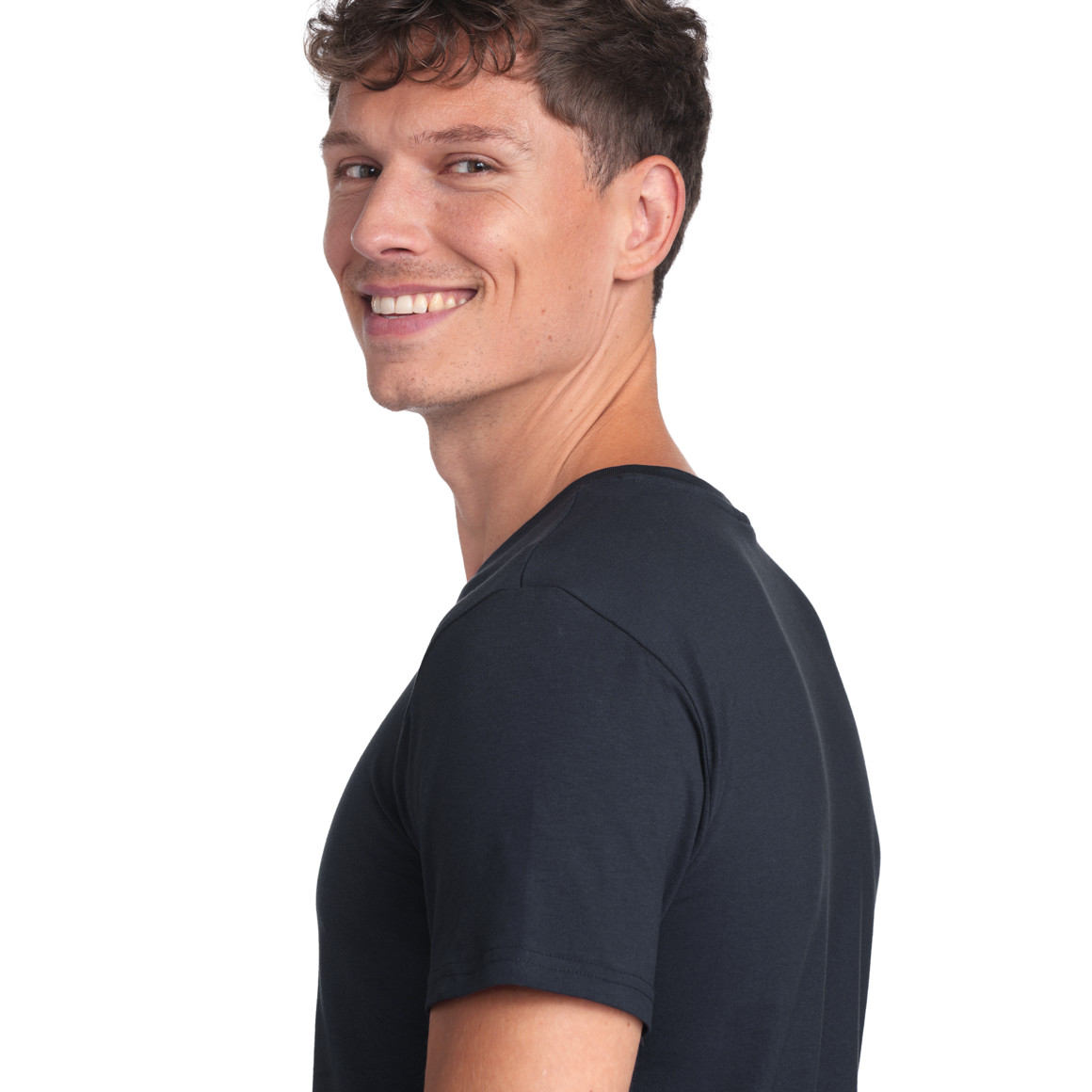 VanVaan 2 Herren T-Shirts mit V-Ausschnitt dunkelblau