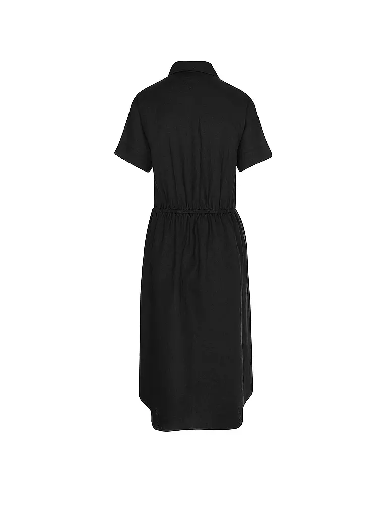 TOMMY HILFIGER Hemdblusenkleid schwarz