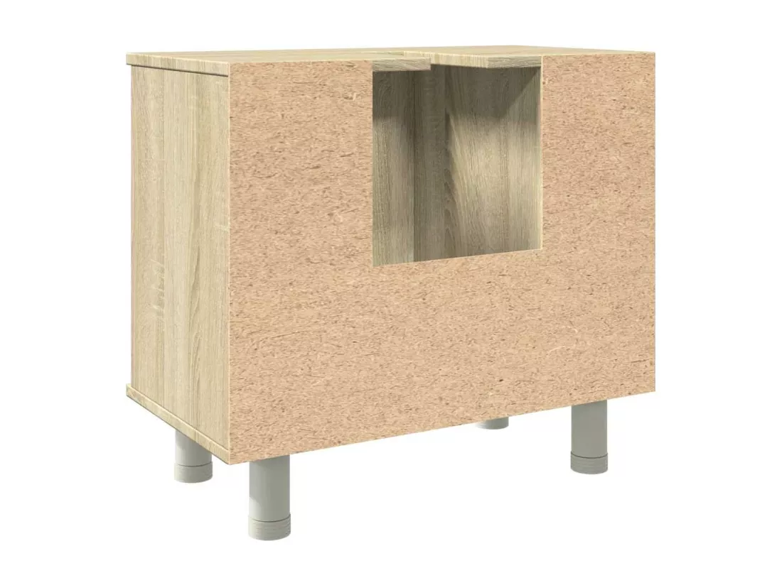 Armoire de salle de bain Chêne sonoma 60x32x53,5 cm Aggloméré
