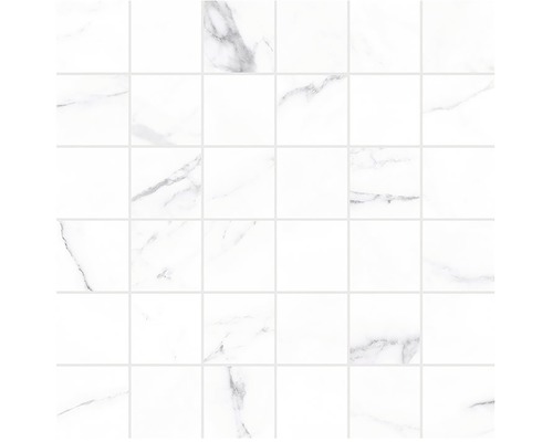Porseleinen mozaïek Verona blanco R10B 30 x 30 cm