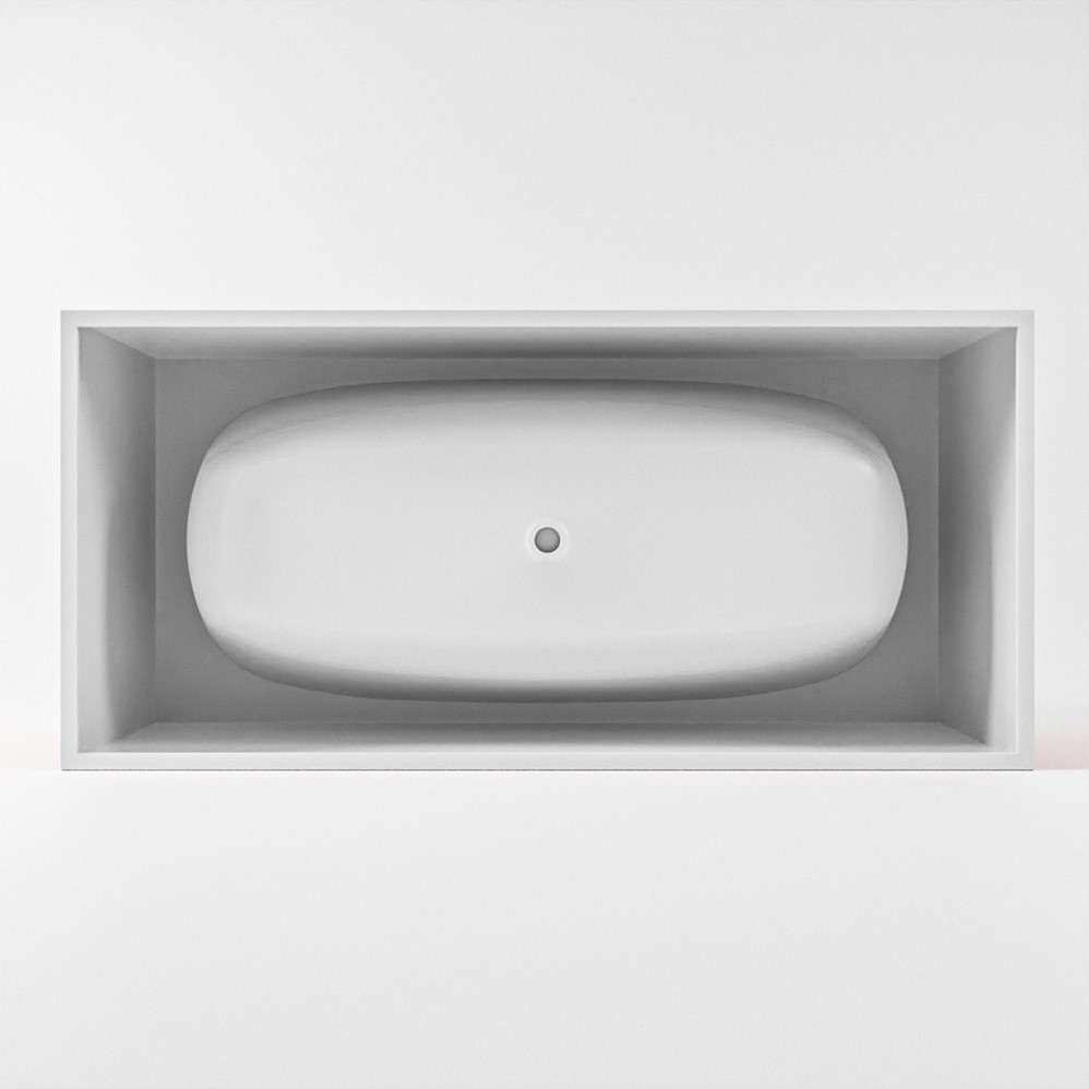 Mondiaz Freeze vrijstaand bad 180x85cm kleur fire/talc