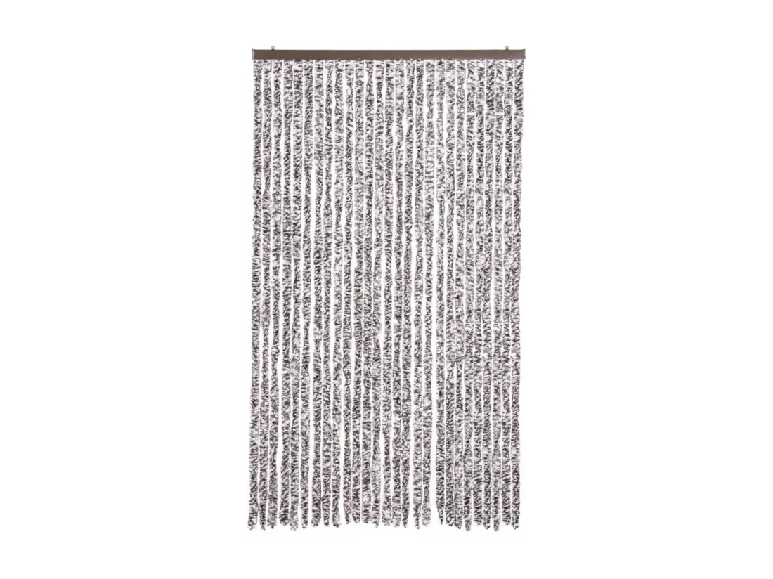 Moustiquaire marron et beige 118x220 cm chenille