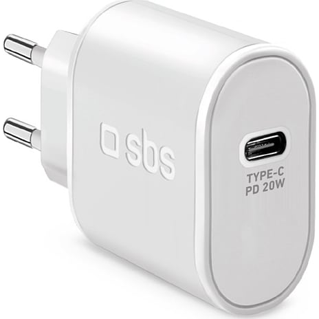 SBS oplader 20 W - hvid