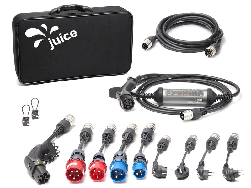 Juice Technology Mobile Wallbox JUICE BOOSTER 2 Master Trav Die flexible 3-in-1-Ladelösung für Elektrofahrzeuge für zuhause oder unterwegs