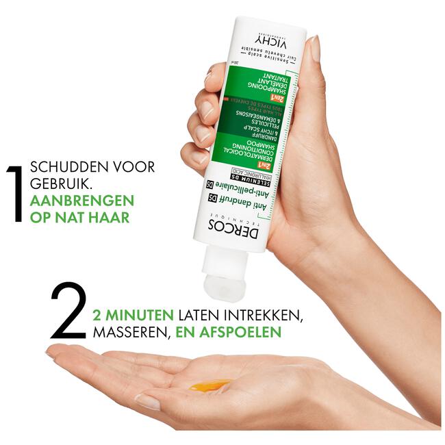 Vichy Dercos Anti-Roos-2-In-1-Shampoo + Conditioner 200 ML