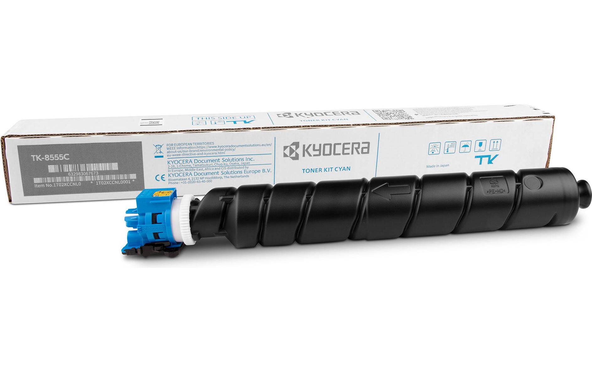 Toner TK-8555C Cyan<br>Druckerpatrone, Cyan