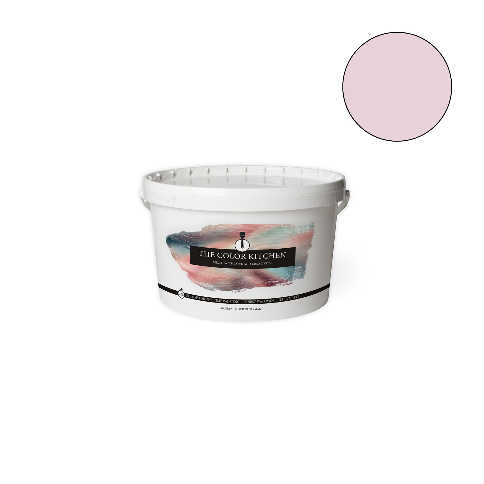 The Color Kitchen Wandfarbe Milky Strawberry - pink matt - 2,5 Liter