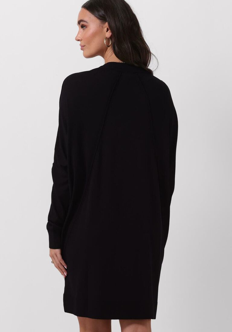 ALIX THE LABEL zwarte alix the label mini jurk ladies knitted oversized dress