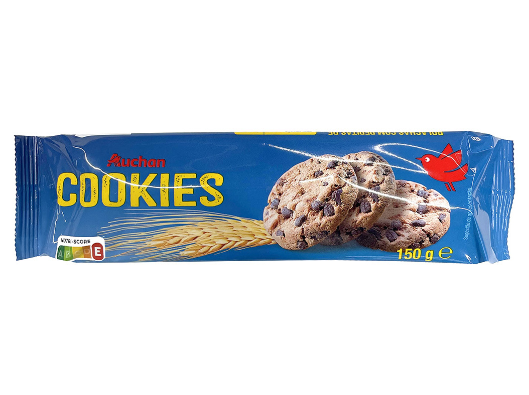 BOLACHA AUCHAN COOKIES 150G