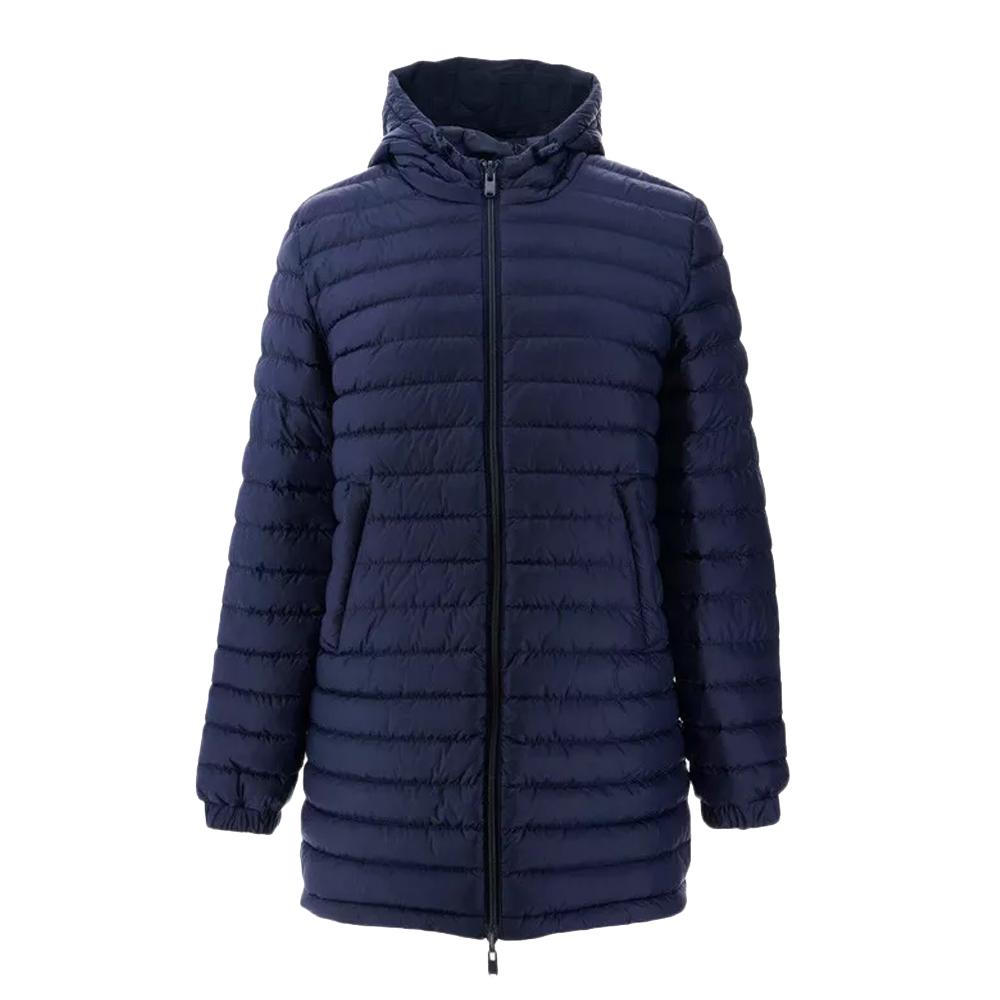 Jott Doudoune Mi-Longue Réversible Marine Femme Jott Roma