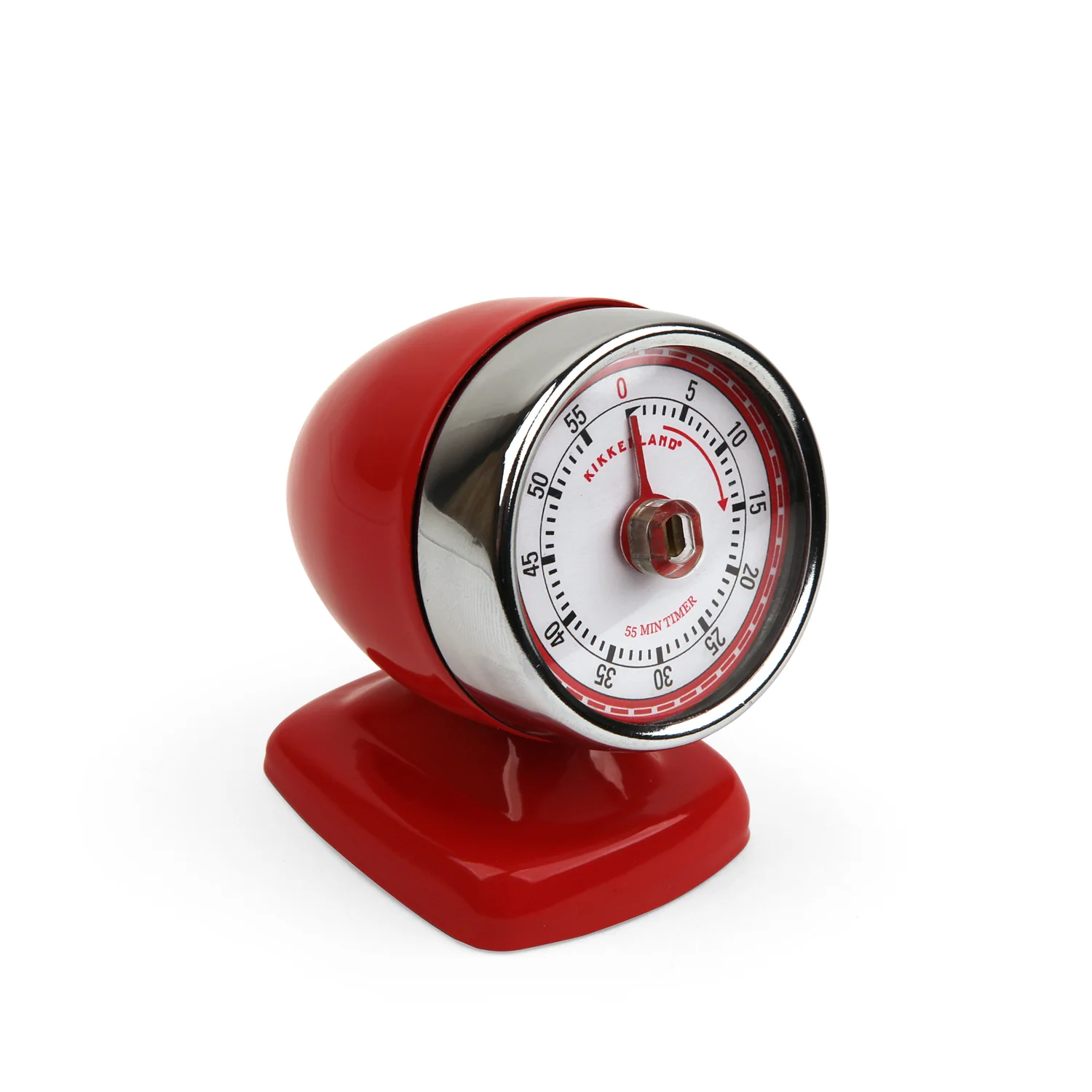 Vintage Streamline Kitchen Timer   Red