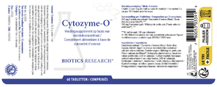 Biotics Cytozyme-O Tabletten 60TB