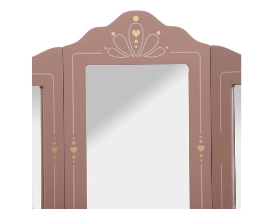 ATMOSPHERA - Coiffeuse et tabouret sissi rose