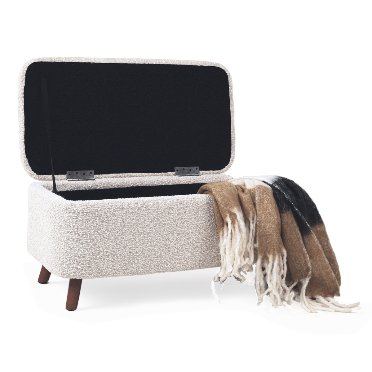 Julia bankje boucle beige