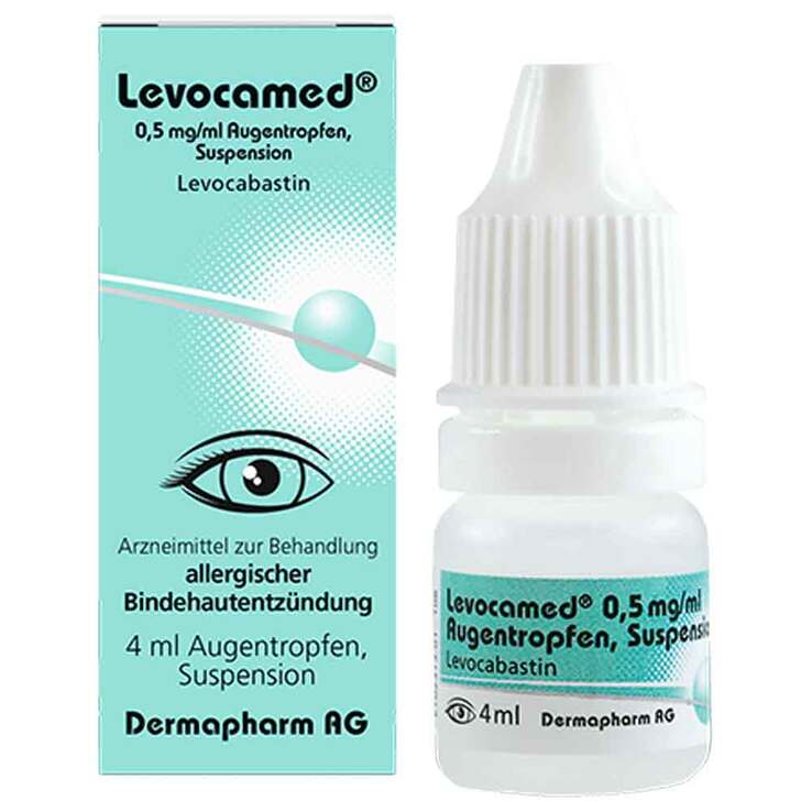 Levocamed 0,5 mg / ml Augentropfen Suspension, 4 ml