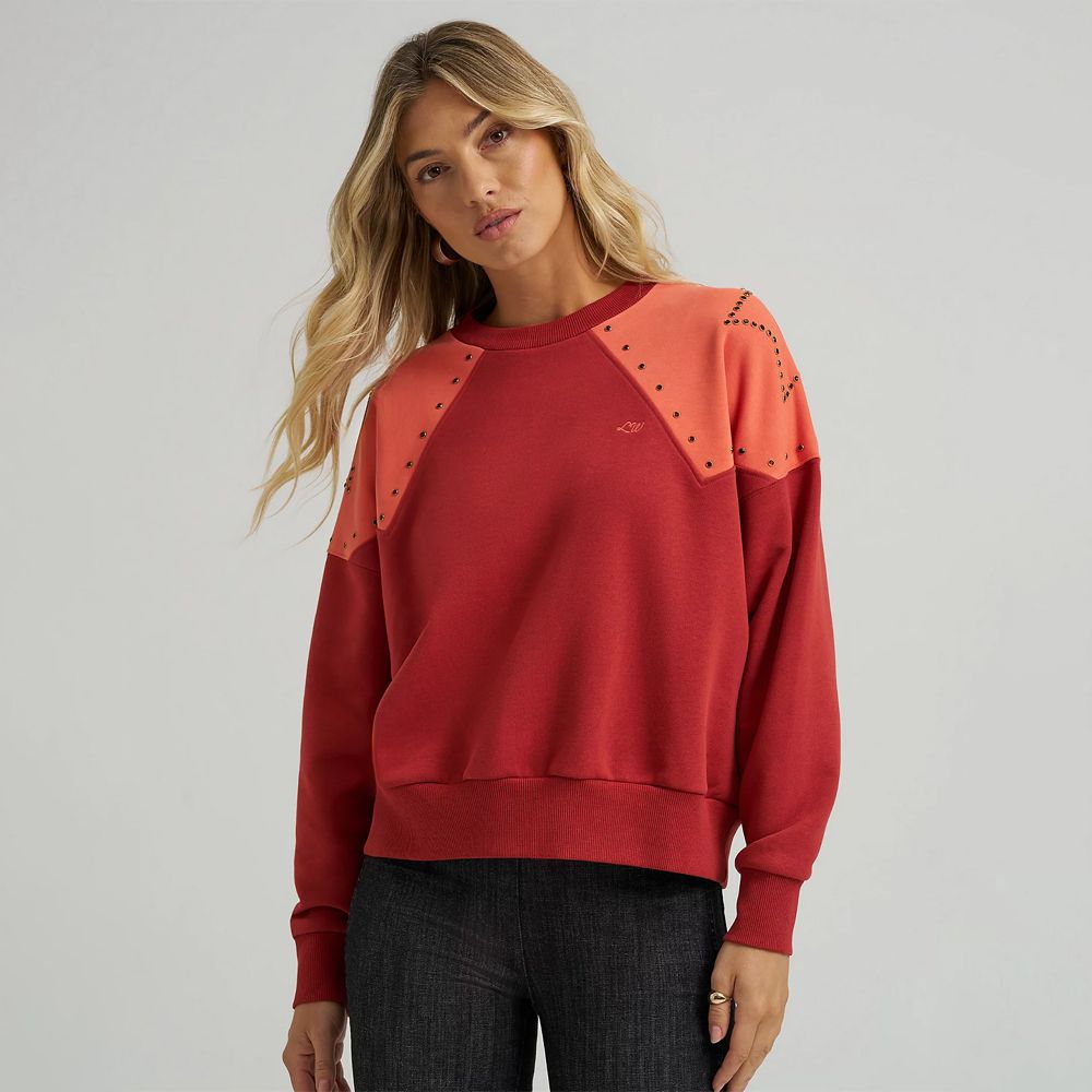 Wrangler x Lainey Wilson Studded Western Crew