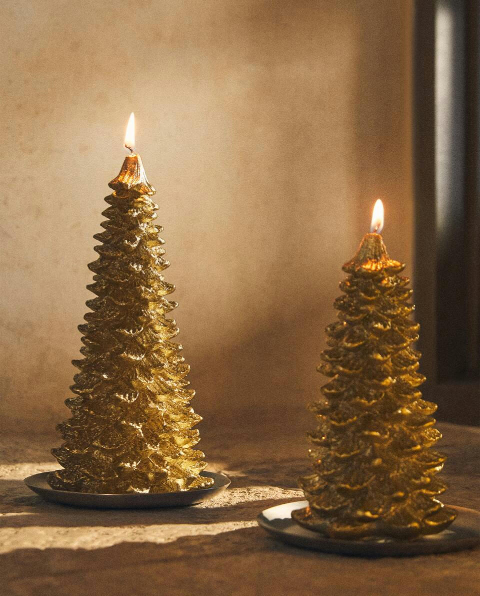 VELA DECORATIVA PARA ÁRVORE DE NATAL