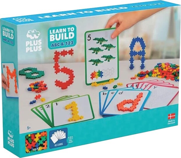 Plus Plus - Learn To Build Abc & 123 Sæt - 600 Stk