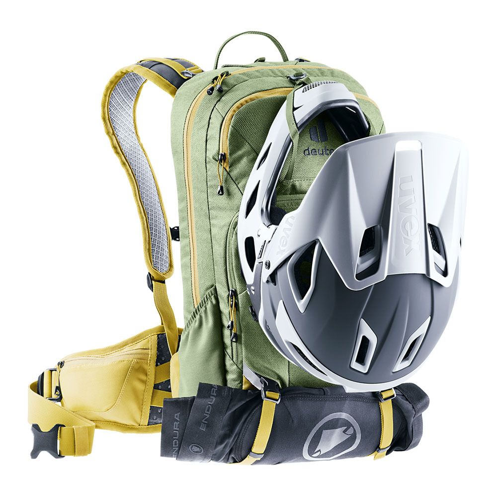 Deuter ATTACK 16L - Sac À dos khaki/turmeric