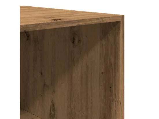 Garde-robe chêne artisanal 100x50x200 cm bois d'ingénierie