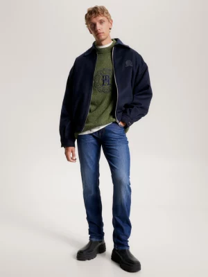 Calça jeans Denton reta e ajustada com efeito bigode