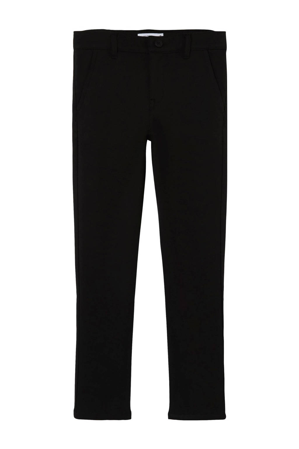 NAME IT regular fit broek NMMSILAS zwart
