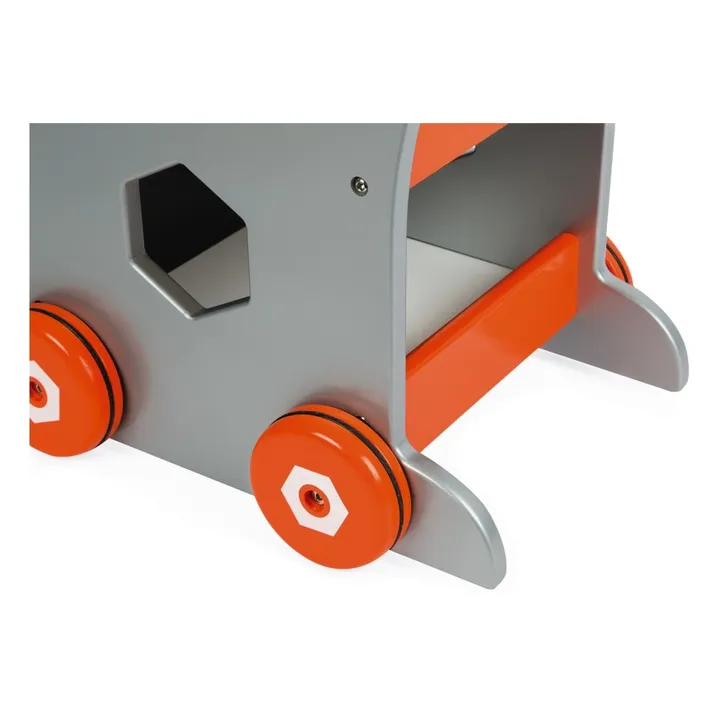 Janod Chariot magnétique Brico'Kids en bois avec 25 accessoires