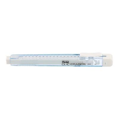 Pentel Clic Eraser - Porte-gomme - rectangle - bleu pastel