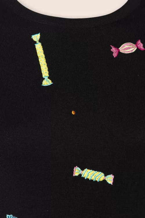 Banned Retro Candy Jumper in Black