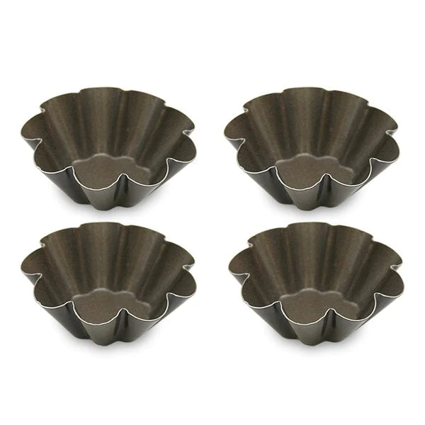 4 Moules à brioches individuels 6 cm Gobel