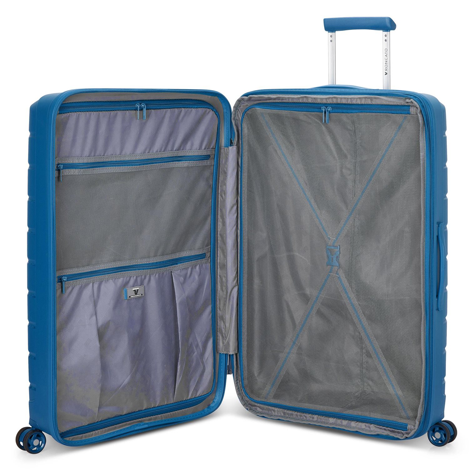 Roncato B-Flying Expandable Trolley 78 denim