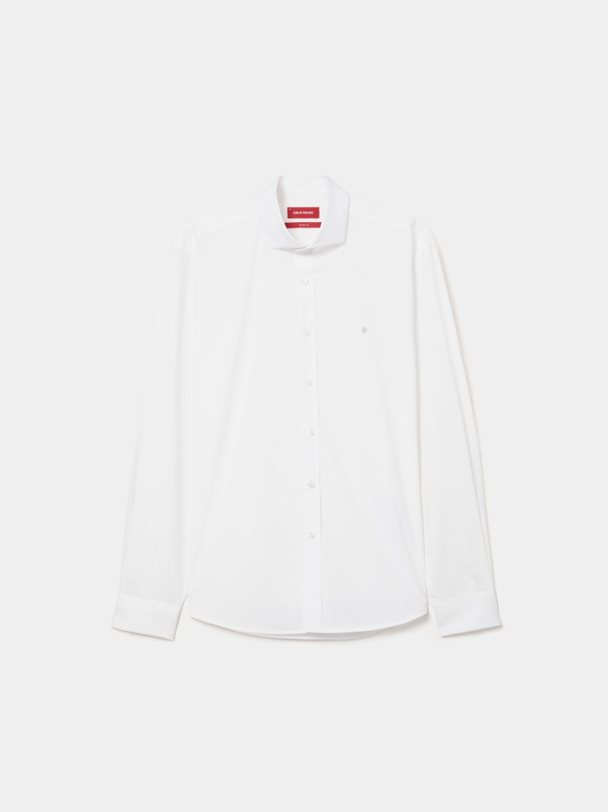 Camisa regular fit de algodão