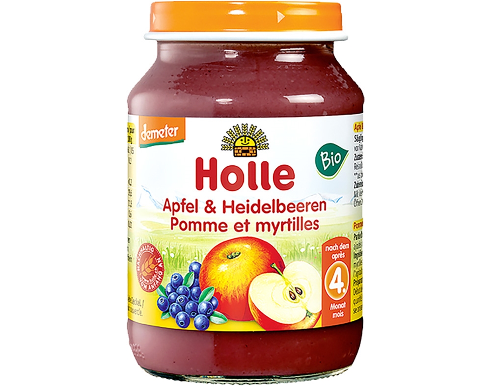 BOIÃO BIO PURE HOLLE MAÇÃ E MIRTILO 5M 190G