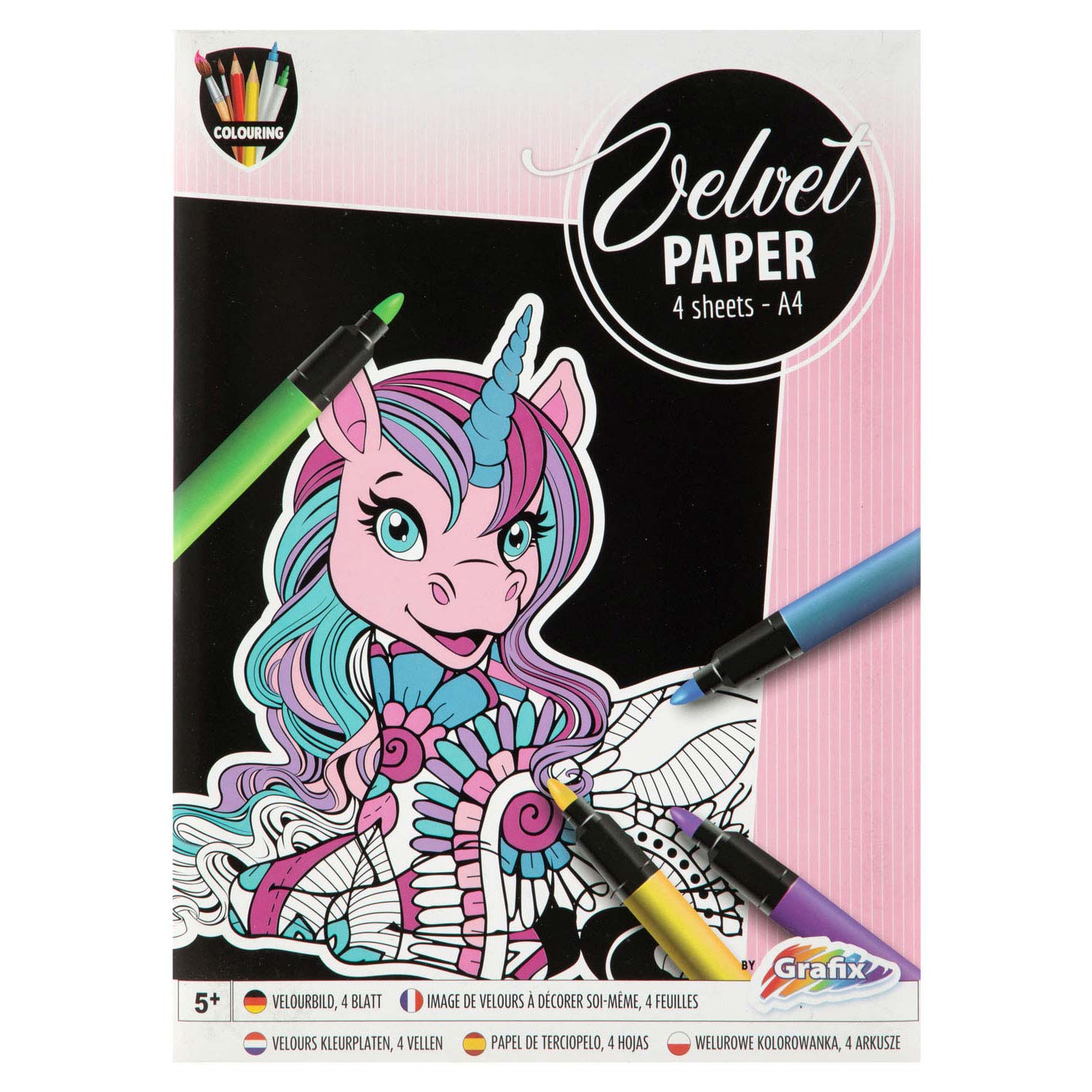 Knutselset Fluweel Papier
