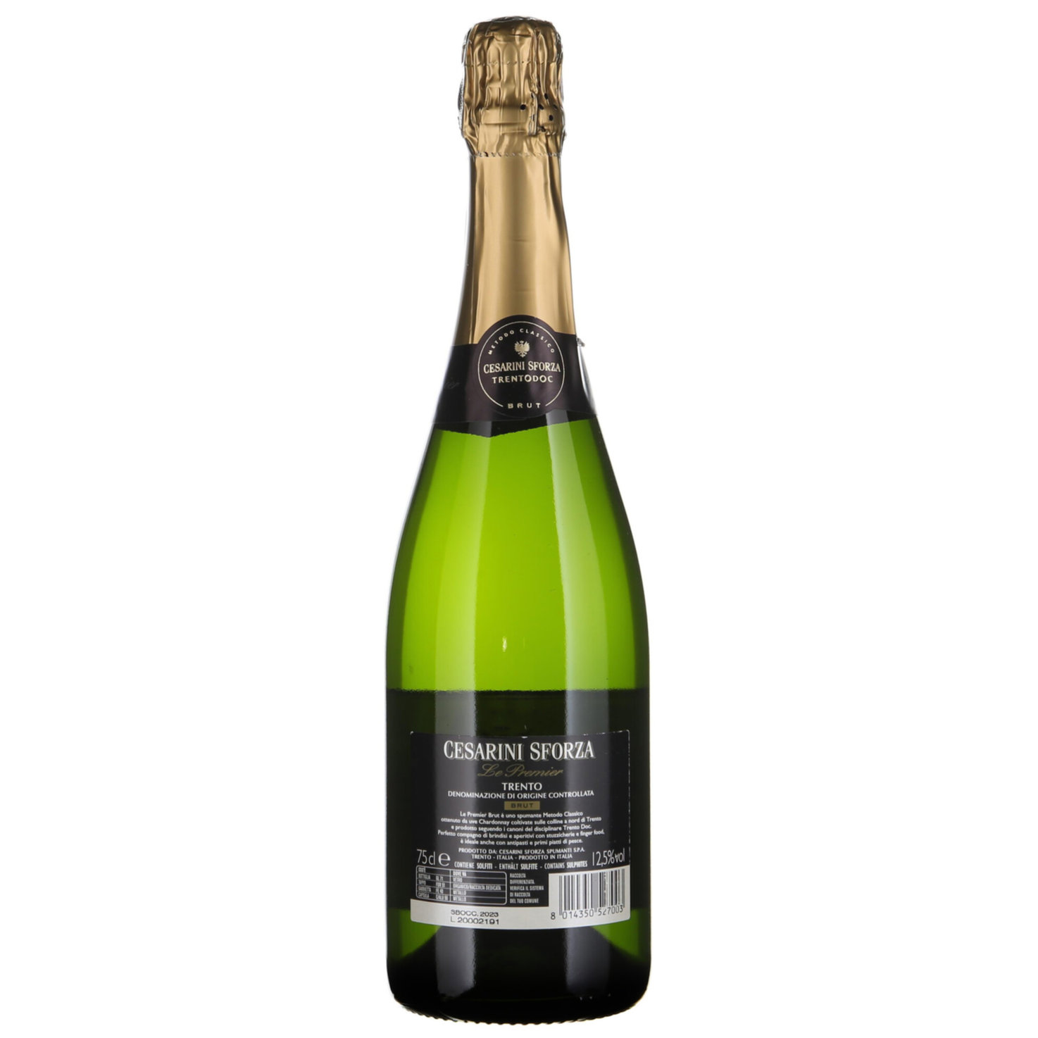 Trento DOC Metodo Classico Cesarini Sforza, brut -75cl