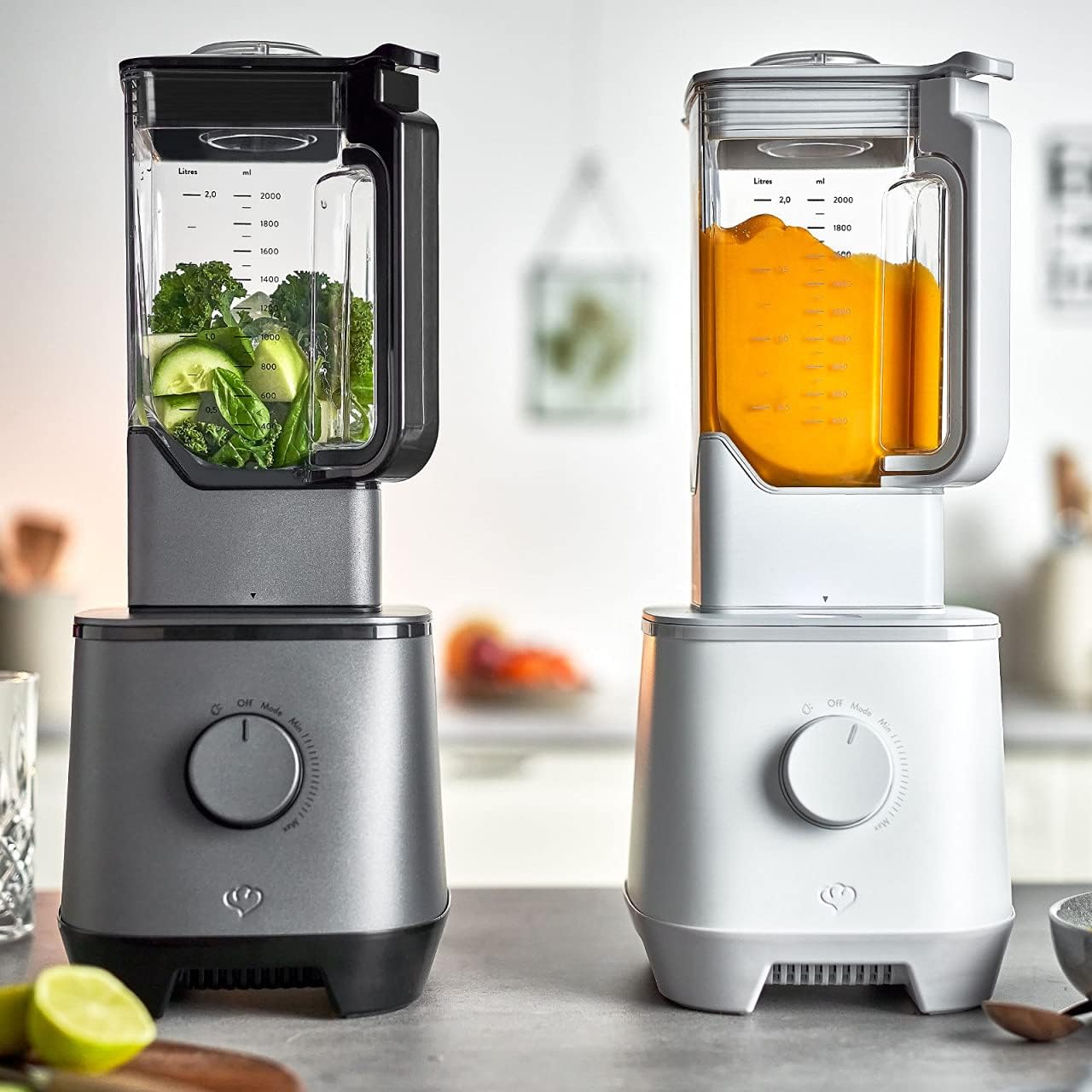 SPRINGLANE Hochleistungsmixer Hanno – Smoothie Maker 2000 W 32000 U/min mit Selbstreinigungsfunktion – inkl. Rezeptheft & Stößel