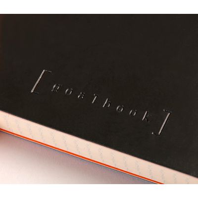 Rhodia Goalbook - Carnet souple A5 - 224 pages numérotées - petits carreaux - noir
