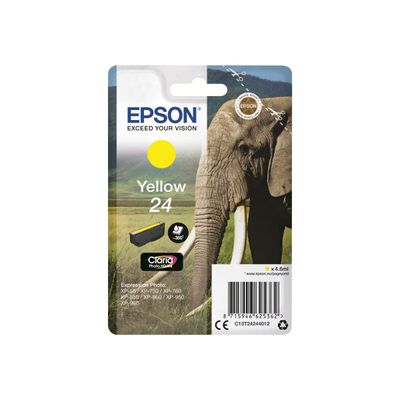 Epson 24 Eléphant - jaune - cartouche d'encre originale