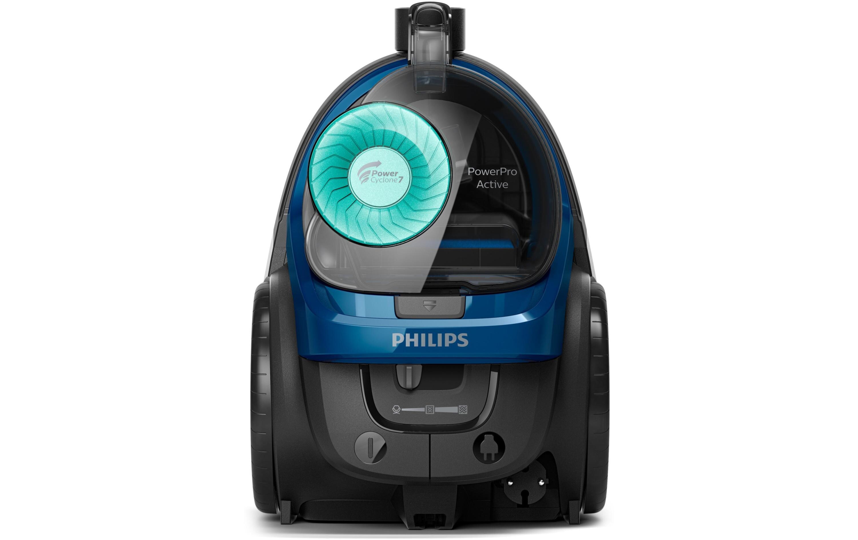 Bodenstaubsauger PowerPro Active Blau<br>Beutelloser Staubsauger