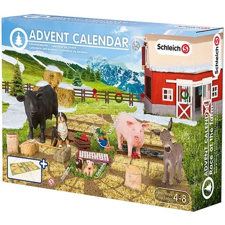 Schleich® 97052 Adventskalender Wettrennen auf dem Bauernhof