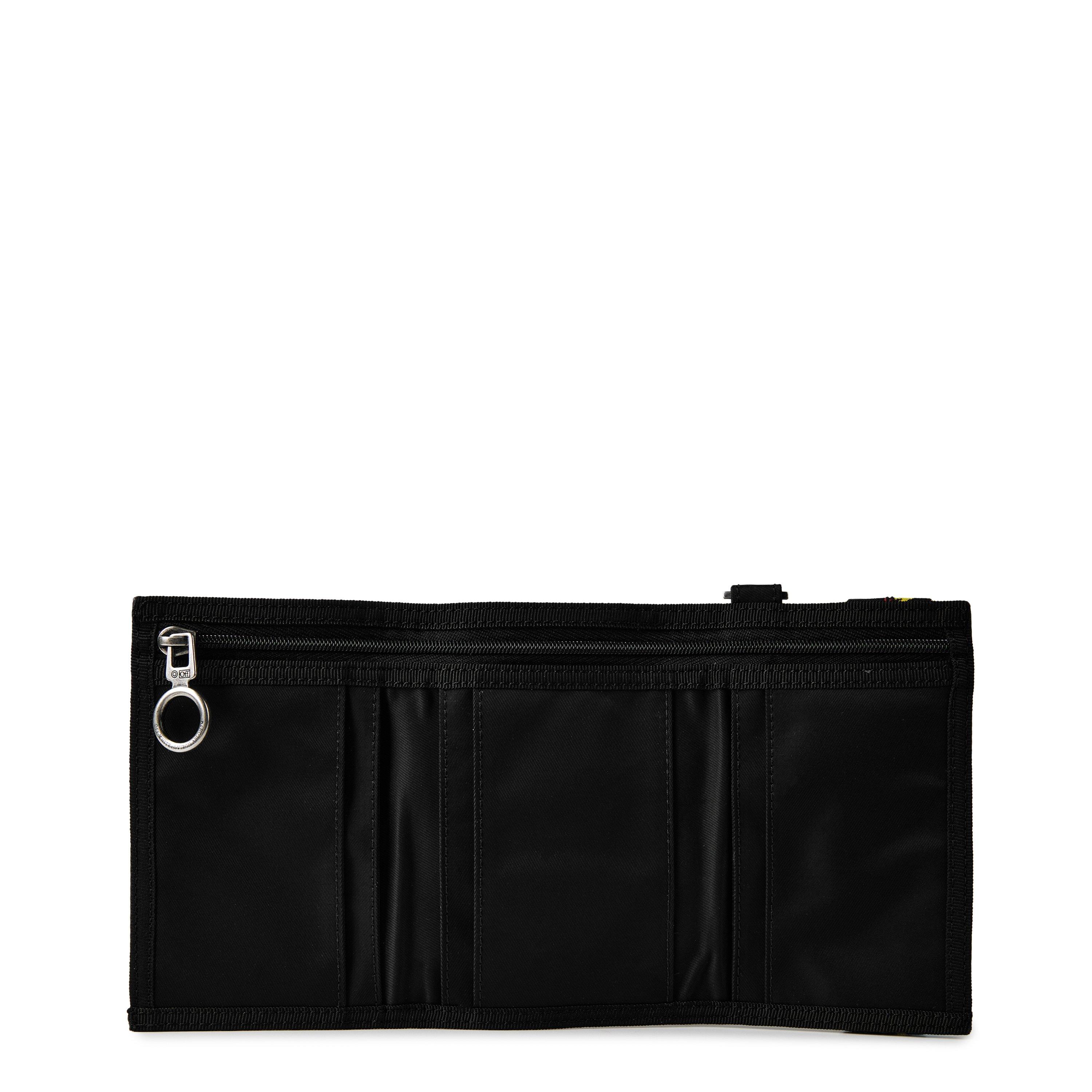 Off White Diag Binder Wallet