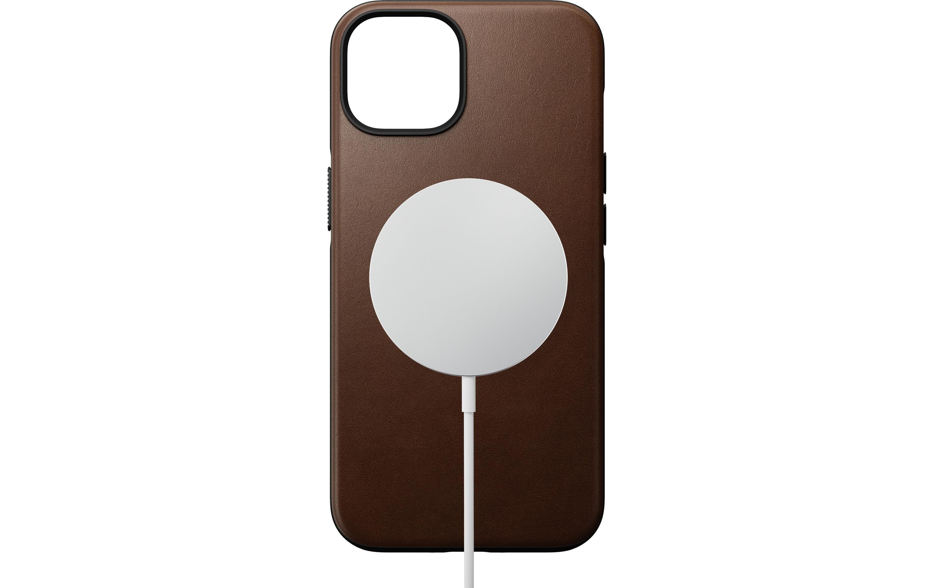 Back Cover Modern Leather iPhone 14 BraunModerne Schutzhülle aus Leder für das Apple iPhone 14