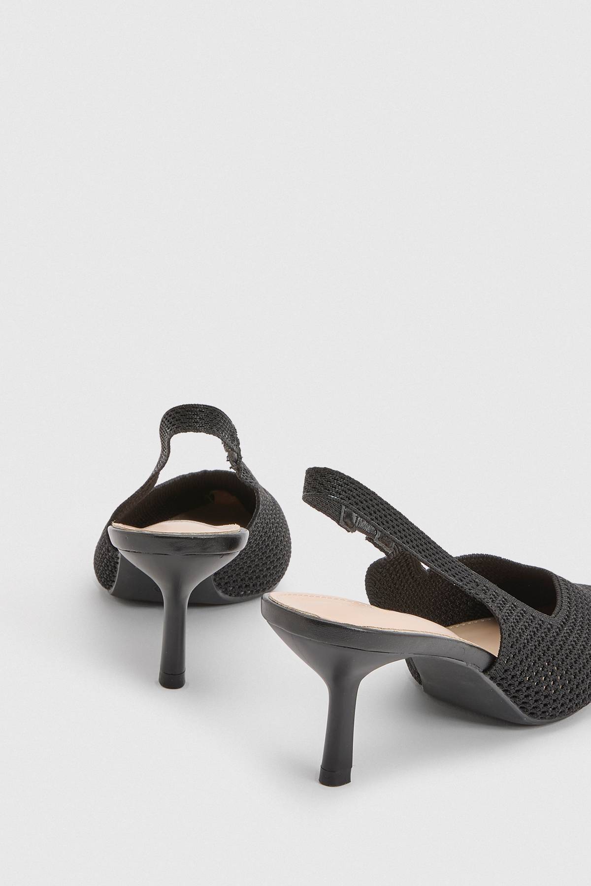 boohoo Escarpins Slingback En Néoprène À Micro Résille